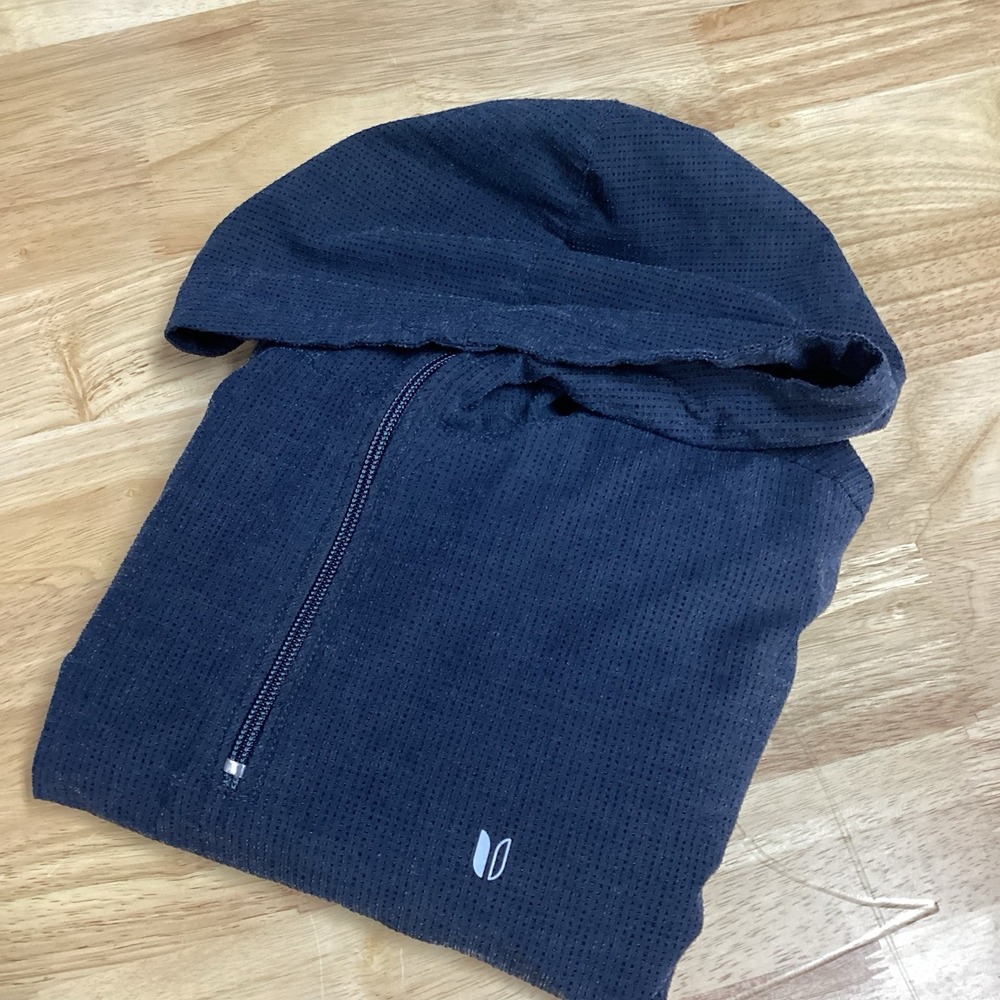 Mens Linksoul Boardwalker AC Hooded Windbreaker Long Sleeve -Navy- Small